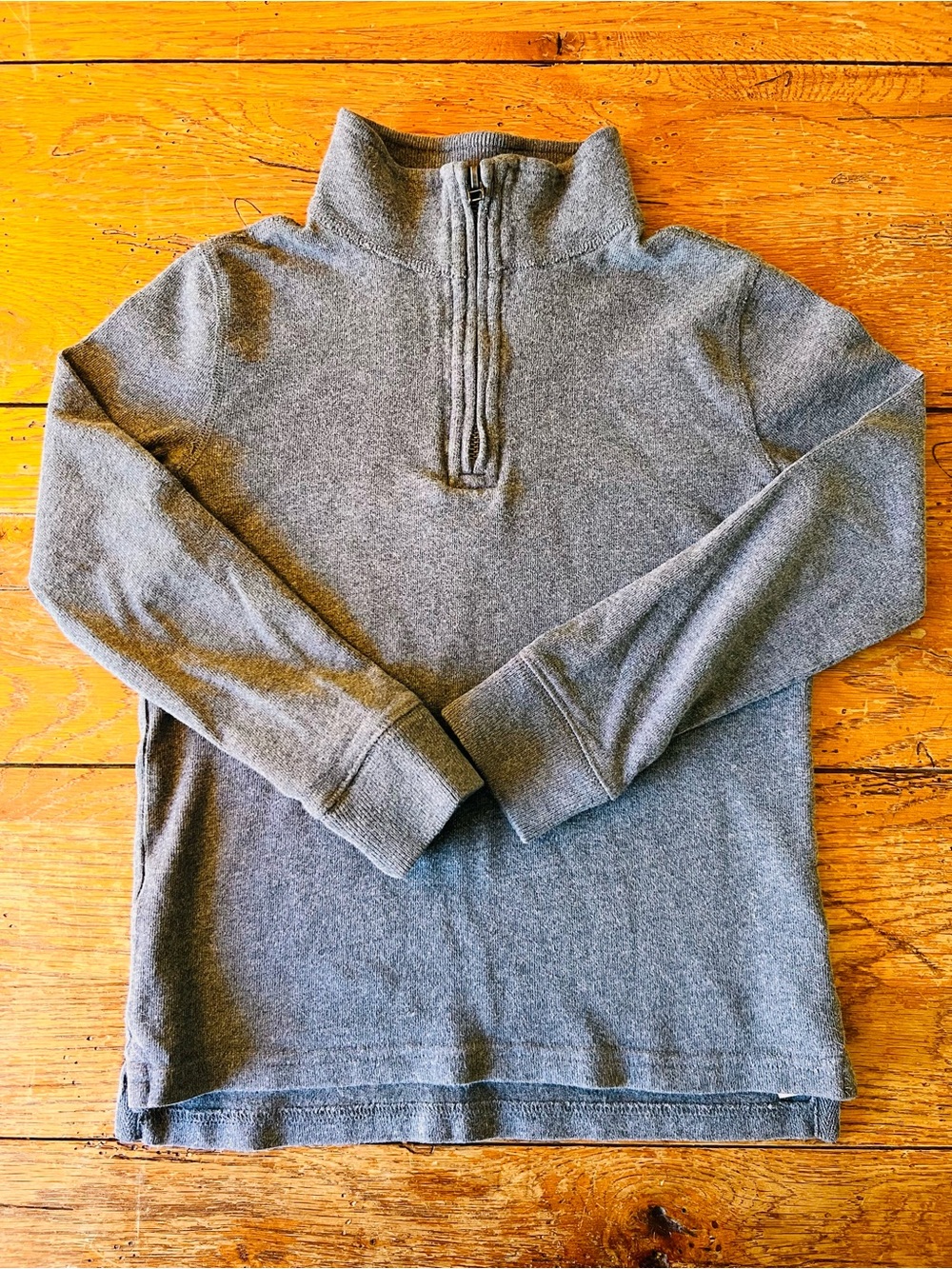 Crewcuts Gray Quarter-zip Pullover Sweater